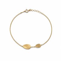 Bracelet Woman in Gold BR CON GOCCIA STINATA E LUCIDA